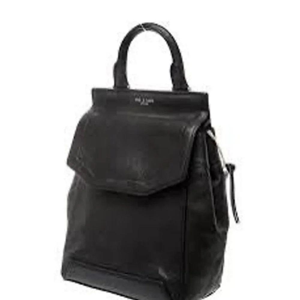 Rag & Bone Walker Black Leather Backpack Tote Bag RB02939-017